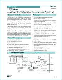 Click here to download LXT304 Datasheet