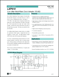 Click here to download LXP610PE Datasheet