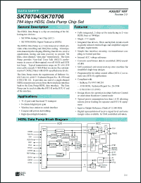 Click here to download SK70706HDX Datasheet