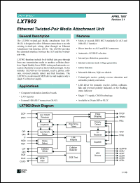 Click here to download LXT902NC Datasheet