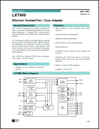 Click here to download LXT906PC Datasheet