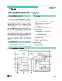 Click here to download LXT908PC Datasheet