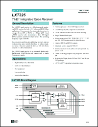 Click here to download LXT325NE Datasheet