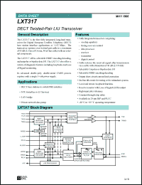 Click here to download LXT317 Datasheet