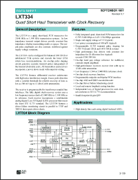 Click here to download LXT334 Datasheet