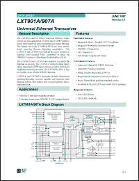 Click here to download LXT901A/907APC Datasheet