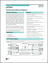 Click here to download LXT914 Datasheet
