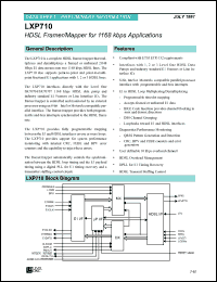 Click here to download LXP710 Datasheet
