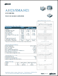 Click here to download SMA1021 Datasheet