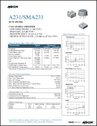 Click here to download A231 Datasheet