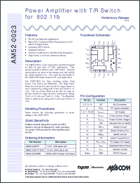Click here to download AM52-0023SMB Datasheet