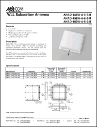 Click here to download ANAD-159W-A-6-SM Datasheet