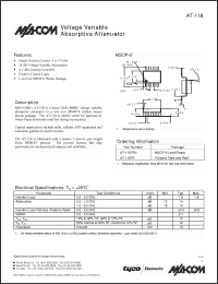 Click here to download AT-118 Datasheet