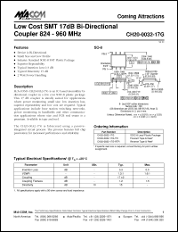 Click here to download CH20-0032-17 Datasheet