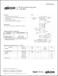 Click here to download CH35-0009-S Datasheet