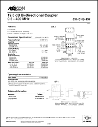 Click here to download CH-137 Datasheet