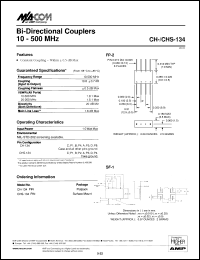 Click here to download CH-134 Datasheet