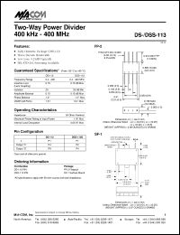 Click here to download DSS-113 Datasheet