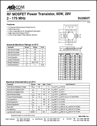 Click here to download DU2860T Datasheet