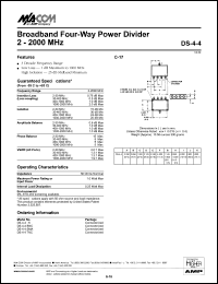 Click here to download DS-4-4 Datasheet