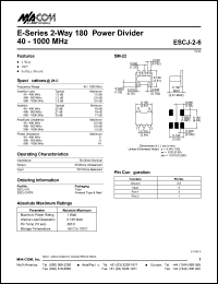 Click here to download ESCJ-2-6 Datasheet