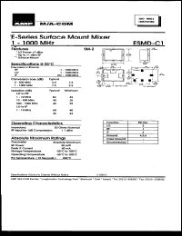 Click here to download ESMD-C1 Datasheet