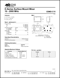 Click here to download ESMD-C15 Datasheet