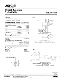 Click here to download HH-109 Datasheet