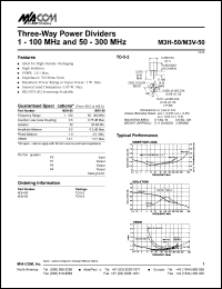 Click here to download M3H-50 Datasheet