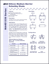 Click here to download MA4E1339A-1146T Datasheet