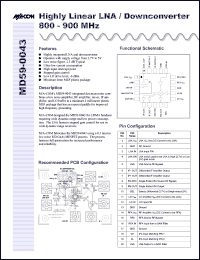 Click here to download MD59-0043RTR Datasheet