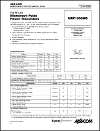 Click here to download MRF1000MB Datasheet