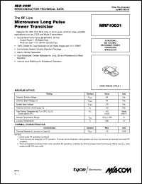 Click here to download MRF10031MB Datasheet