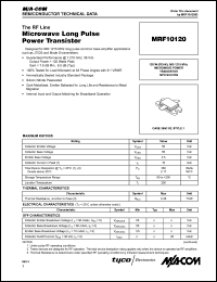 Click here to download MRF10120 Datasheet