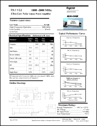 Click here to download PA1152 Datasheet