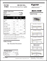 Click here to download PA1186 Datasheet