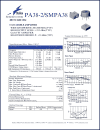 Click here to download PA38-2 Datasheet