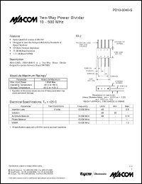 Click here to download PD10-0040-S Datasheet