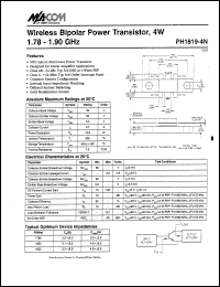 Click here to download PH1819-4N Datasheet