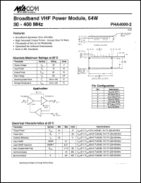 Click here to download PHA4000-2 Datasheet