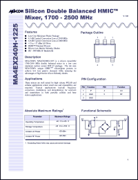 Click here to download MA4EX240H-1225 Datasheet