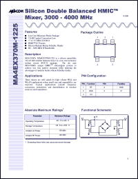 Click here to download MA4EX370M-1225T Datasheet