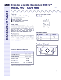Click here to download MA4EX950M-1225T Datasheet