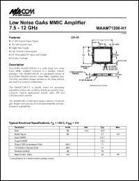 Click here to download MAAM71200-H1 Datasheet