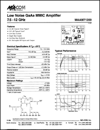 Click here to download MAAM71200 Datasheet