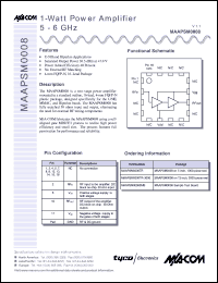 Click here to download MAAPSM0008TR-3000 Datasheet