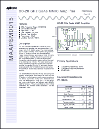 Click here to download MAAPSM0015 Datasheet