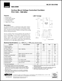 Click here to download MLO81100-01960 Datasheet