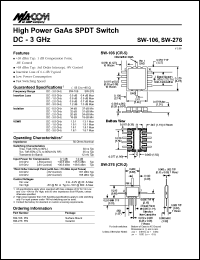 Click here to download SW-276 Datasheet