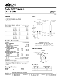 Click here to download SW-214 Datasheet